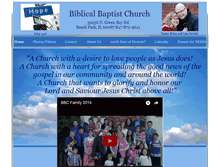 Tablet Screenshot of biblicalbaptistchurch.com